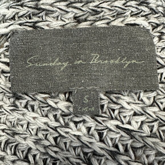 Anthropologie Sunday in Brooklyn Sarah Asymmetrical Sleeve Sweater Size Small - Picture 6 of 9